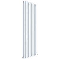 Balterley Vertical Double Panel Designer Radiator, 1800 x 528mm - Gloss White