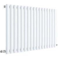 Balterley Embrace Horizontal Single Panel Radiator, 600mm x 992mm - Gloss White