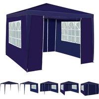 MCC Direct 3x3m Event Gazebo with Removable Sides in Blue