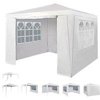 MCC Direct 3x3m Event Gazebo with Removable Sides in White