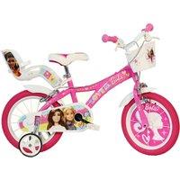 Dino Bikes Barbie 16" Bicycle in White