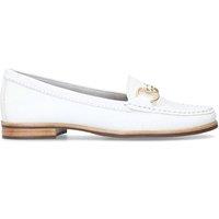 Carvela Women's 'Click' Leather Flats in White | Size: 7