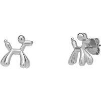 Spero London Women's Balloon Dog Poodle Stud Earring Sterling Silver