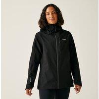 Regatta Women's Birchdale' Waterproof Hooded Shell Jacket in Jet Black | Size: 8