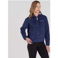 Craghoppers Women's Grainne Hooded Full Zip Fleece Jacket in Dark Navy | Size: 18