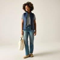 Regatta Women's Carlotte Water-Repellent Quilted Gilet in Mid Navy | Size: 16