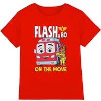 Disney Firebuds Flash Fire Engine Kids T-Shirt, Red | Size: 3-4 Years