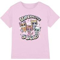 Disney Superkitties Squad Kids T-Shirt, Pink | Size: 7-8 Years