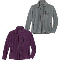 Atlas for Men Men's Sport Fleece Jacket Pack of 2 in Light Grey | Size: 2XL