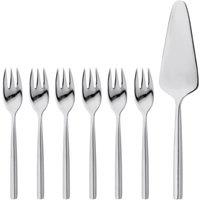 Stellar Rochester 7 Piece Cake Set Stainless Steel - Silver