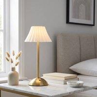 Garden Greatness Luna Luxe LED Touch Table Lamp in Beige