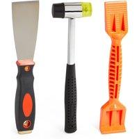 VonHaus 3 Piece Window Glazing Tool Kit in Black