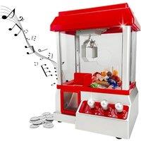 BARGAINS-GALORE Candy Grabber Machine Retro Fun Arcade Party Fun Game Sweet Dispenser in Red