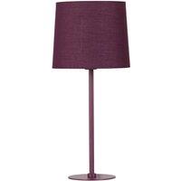 First Choice Lighting Colours - Burgundy 40cm Table Lamp with Fabric Shade