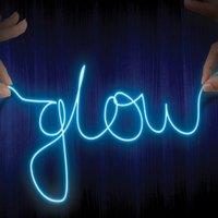 Menkind RED5 Creative Glow Wire Neon Light Kit With 3 Modes