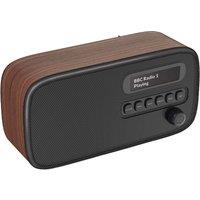 VQ Walnut 'Dexter' DAB/DAB+ Digital & FM Radio in Brown