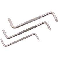 SupaTool Offset Screwdriver (Pack of 3) in Silver