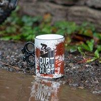 Boxer Gifts Men's Novelty Bike Mug - Dirt Never Hurt - Funny Gifts