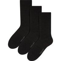 Steven Men's 3 Pairs Warm Merino Wool Socks in Black | Size: 6-8