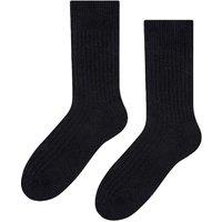 Steven Men's 1 Pack Alpaca Wool Warm Boot Socks for Winter in Black | Size: 9-11