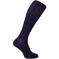 Steven Men's 1 Pack Knee High Long Merino Wool Socks for Winter in Navy | Size: 9-11
