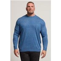 BadRhino Men's Crew Neck Jumper in Blue | Size: 2XL
