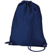 Quadra Men's Drawstring Bag in Navy