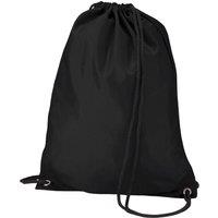 Quadra Men's Drawstring Bag in Black