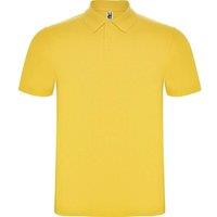 ROLY Men's Austral Short-Sleeved Polo Shirt in Yellow | Size: Small