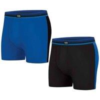 Atlas for Men Men's Stretch Boxer Shorts Pack of 2 in Black | Size: 3XL