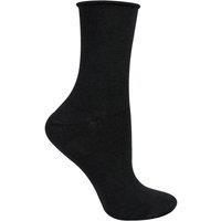 Steven Women's Cashmere Socks - Luxury Soft & Warm Seamless Everyday Socks in Black | Size: 3-5