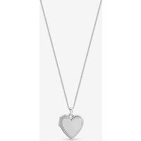 Inicio Women's Sterling Silver Plated Personalised Heart Locket - Gift Pouch