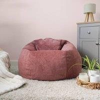 rucomfy Beanbags rucomfy Indoor Classic Velora Adult Bean Bag Chair - Bean Bag Seat in Pale Pink
