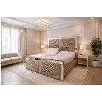PARADISE BEDS LTD Reflex Memory Foam Adjustable Mobility Bed With Mattress & Headboard in Camel | Size: King