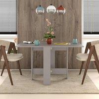 Decortie Artemio' Foldable Table Rectangular Shape 130cm in Grey | Size: 1 Pack