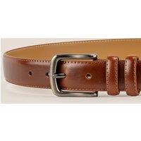 Oswin Hyde Men's Neil Leather Classic Belt in Tan | Size: 38