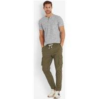 TOG24 Men's 'Silas' Cargo Trousers in Khaki | Size: Medium