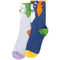 Frugi Men's Character Socks 2 Pack | Size: 3-5