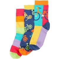 Frugi Men's Rock My Socks 3 Pack | Size: 3-5