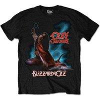 Ozzy Osbourne Men's Blizzard Of Ozz T-Shirt in Black | Size: XL