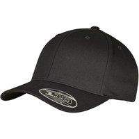 Flexfit Men's Woolly Combed Adjustable Cap in True Black