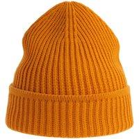 Atlantis Men's Maple Ribbed Beanie in Mustard