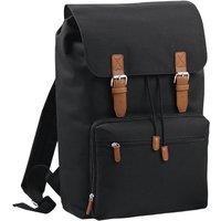 Bagbase Men's Vintage Laptop Backpack in Black
