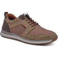 Pavers Men's Wide Bungee-Laced Slip-On Shoes in Brown | Size: 9