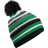 Beechfield Men's Multi-Sport Fan Pom Pom Beanie in Jet Black