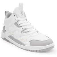 RedTape Men's Retro High-Top Trainers in White | Size: 9