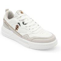 RedTape Men's Retro-Style Low-Top Trainers in White | Size: 8