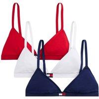 Tommy Hilfiger Women's Heritage Packs 3 Pack Triangle White/Red/Navy | Size: Large