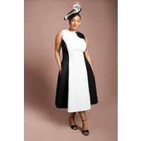 Coast Women's Plus Mono Colour Block Midi Dress | Size: 24