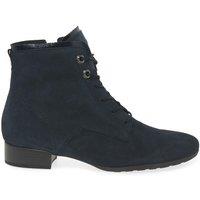 Gabor Women's 'Boat' Ankle Boots in Navy | Size: 4.5